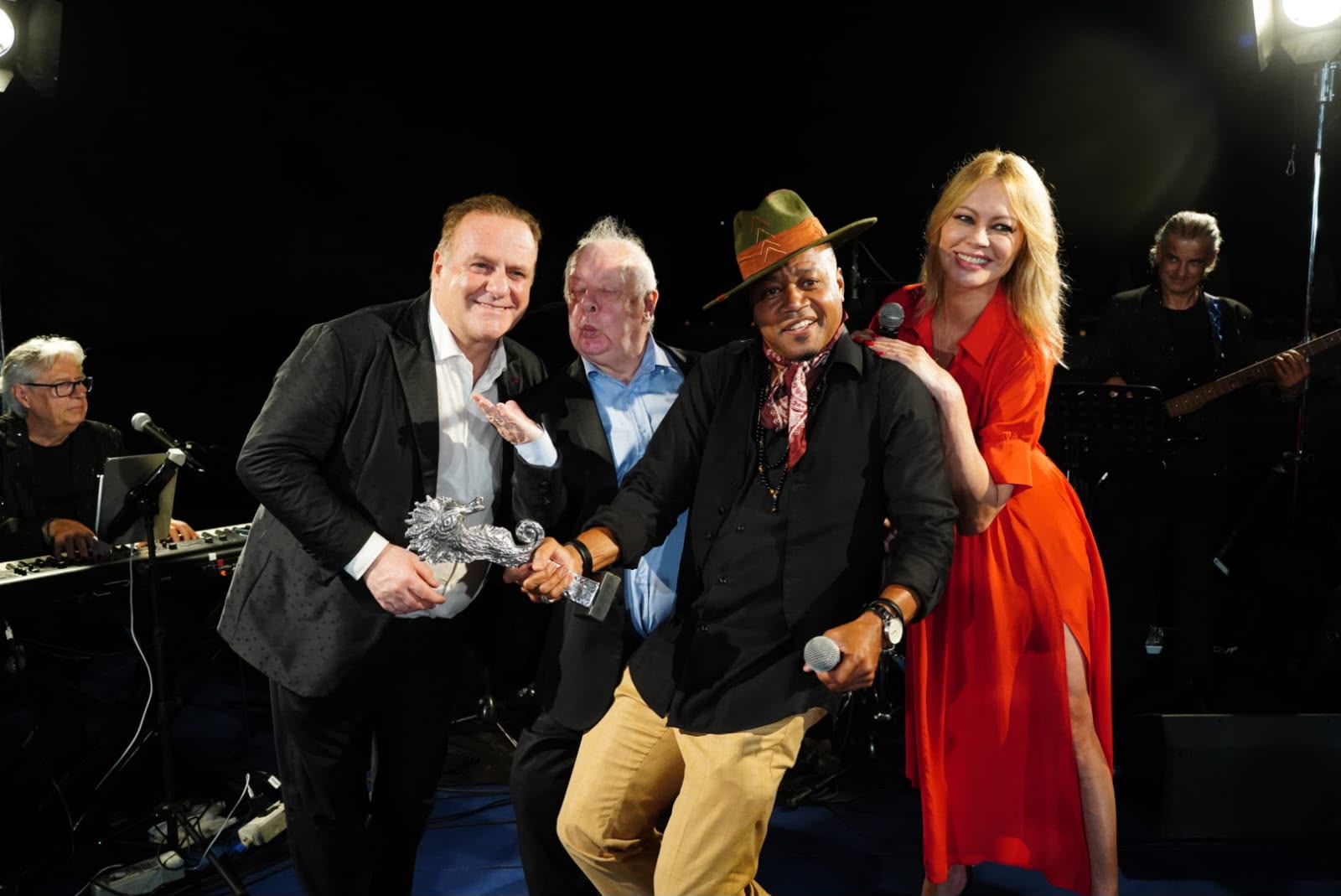 Pascal Vicedomini, Jim Sheridan, Cuba Gooding Jr e Anna Falchi