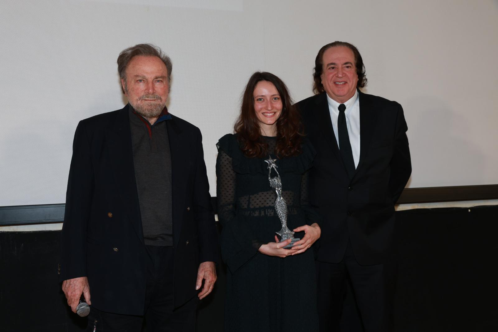 Nick Vallelonga (produttore Premio Oscar), Martina Scrinzi (attrice "Vermiglio"), Franco Nero (attore)